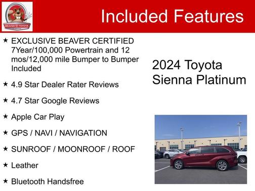 2024 Toyota Sienna Platinum