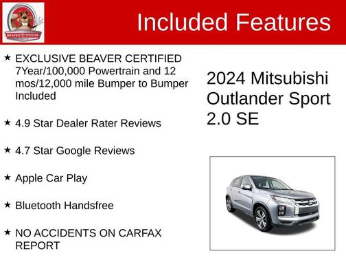 2024 Mitsubishi Outlander Sport SE