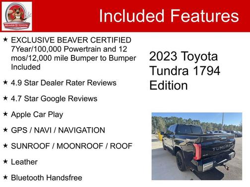 2023 Toyota Tundra 1794 Edition