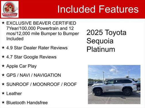 2025 Toyota Sequoia Platinum