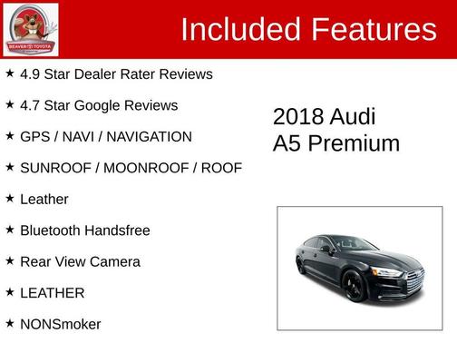2018 Audi A5 2.0T Premium Plus