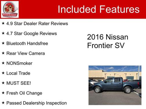 2016 Nissan Frontier SV