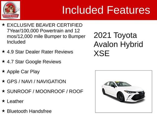 2021 Toyota Avalon Hybrid XSE