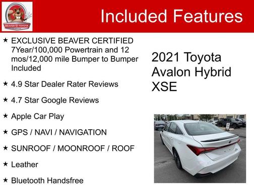 2021 Toyota Avalon Hybrid XSE