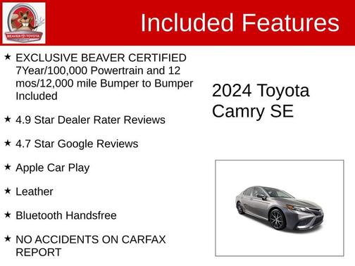 Predawn Gray Mica 2024 Toyota Camry SE