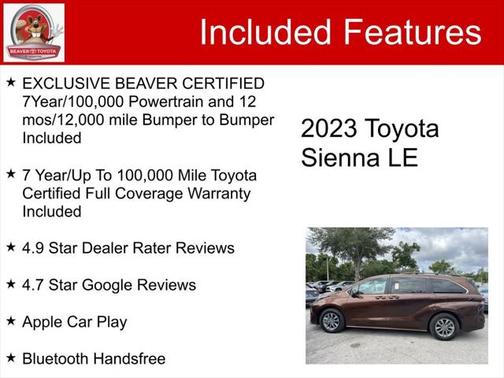2023 Toyota Sienna LE