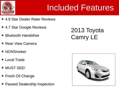 2013 Toyota Camry LE