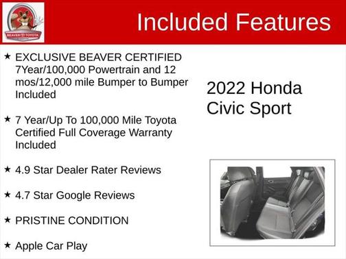 2022 Honda Civic Sport