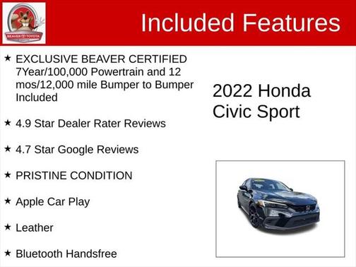 2022 Honda Civic Sport