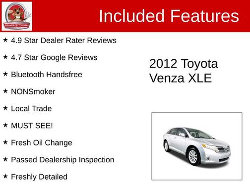 2012 Toyota Venza XLE