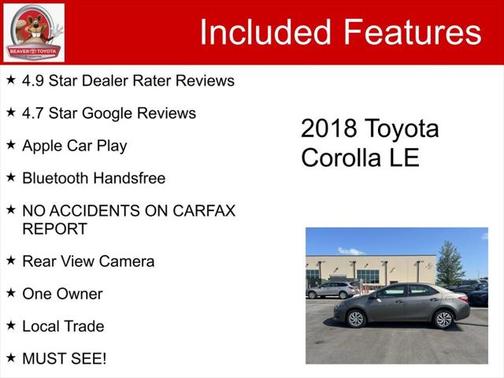 2018 Toyota Corolla LE