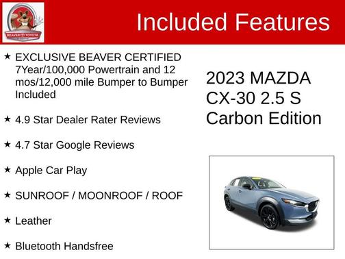2023 Mazda CX-30 2.5 S Carbon Edition