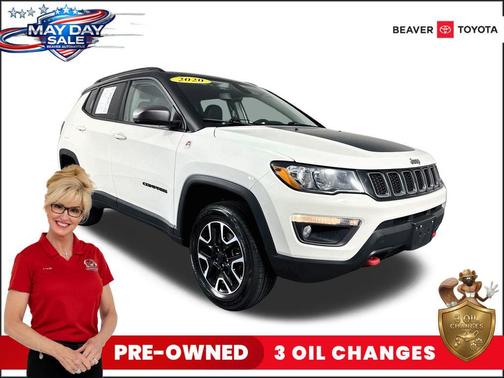 White Clearcoat 2020 Jeep Compass Trailhawk