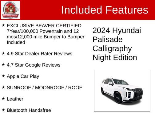 2024 Hyundai PALISADE Calligraphy Night Edition