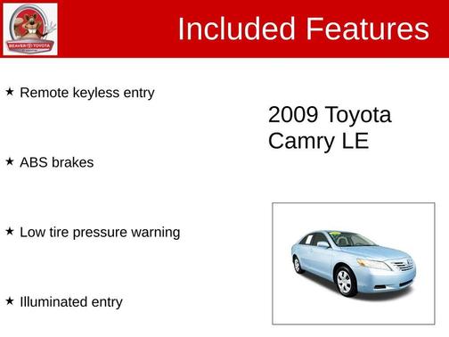 2009 Toyota Camry LE