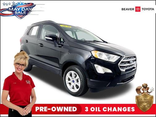 Shadow Black 2020 Ford EcoSport SE