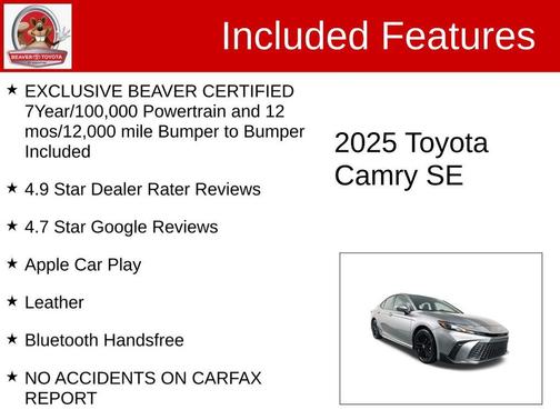 2025 Toyota Camry SE