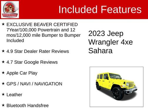 2023 Jeep Wrangler 4xe Sahara