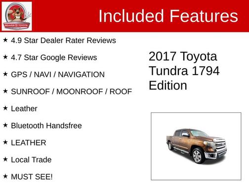 2017 Toyota Tundra 1794 Edition