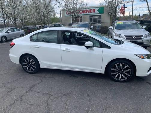 White Orchid Pearl 2014 Honda Civic EX-L