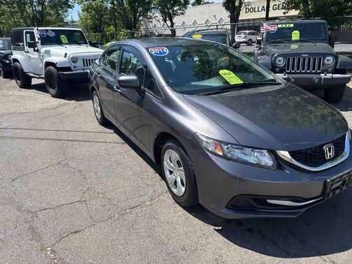 Pewter 2014 Honda Civic LX
