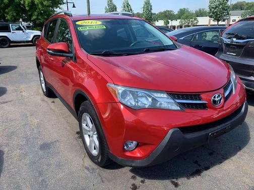 Red 2013 Toyota RAV4 XLE