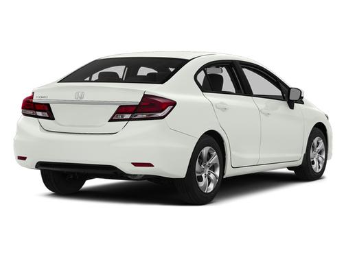 White 2014 Honda Civic LX