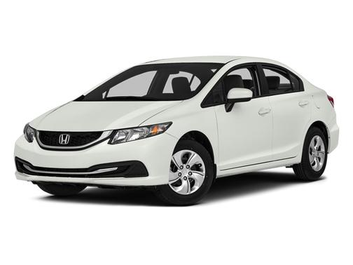 White 2014 Honda Civic LX