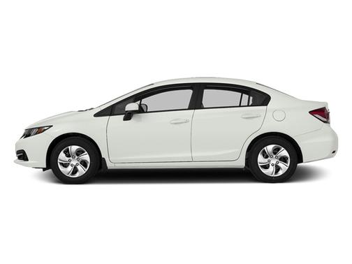 White 2014 Honda Civic LX