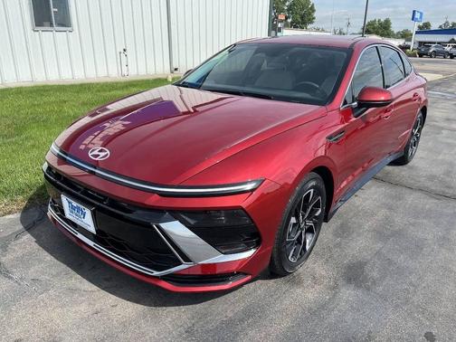 Ultimate Red Metallic 2025 Hyundai SONATA SEL