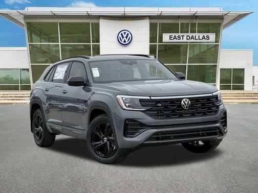 Pure Gray 2026 Volkswagen Atlas Cross Sport 2.0T SEL R-Line Black