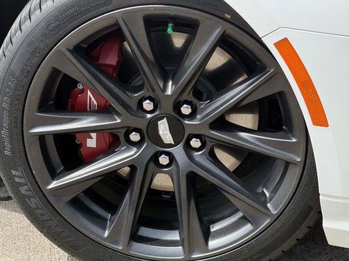Crystal White Tri-Coat 2024 Cadillac CT4 Sport