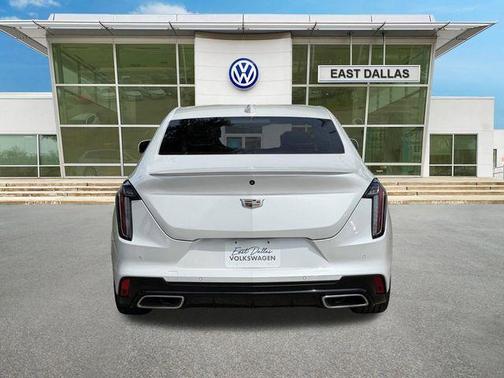 Crystal White Tri-Coat 2024 Cadillac CT4 Sport