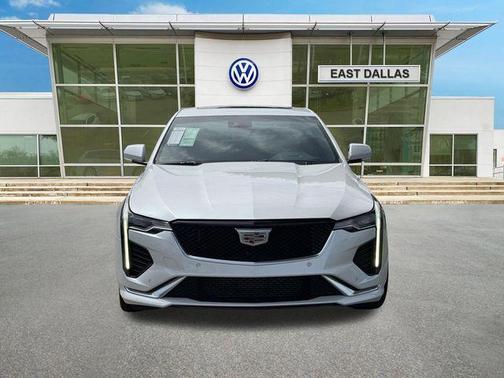 Crystal White Tri-Coat 2024 Cadillac CT4 Sport