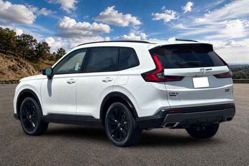 Platinum White Pearl 2026 Honda CR-V Hybrid Sport Touring AWD