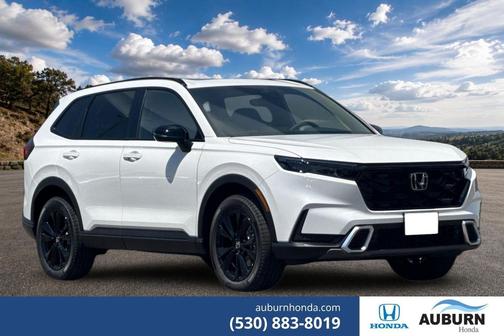 Platinum White Pearl 2026 Honda CR-V Hybrid Sport Touring AWD