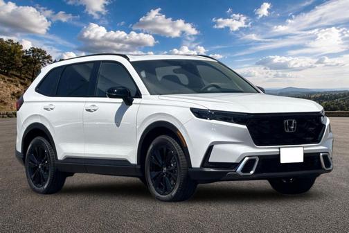 Platinum White Pearl 2026 Honda CR-V Hybrid Sport Touring AWD