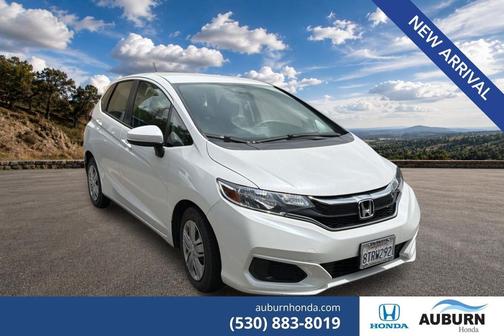 Platinum White Pearl 2020 Honda Fit LX