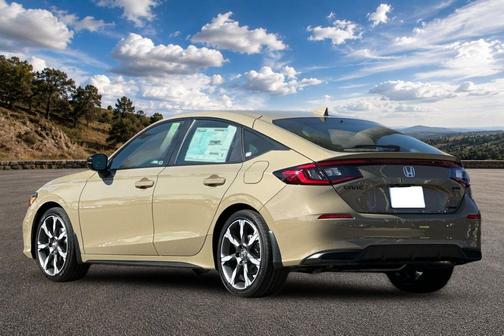 Sand Dune Pearl 2026 Honda Civic Hybrid Sport Touring