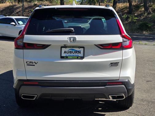 Platinum White Pearl 2026 Honda CR-V Hybrid Sport Touring AWD