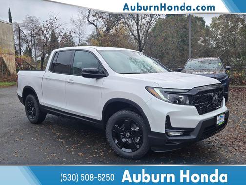 Platinum White Pearl 2026 Honda Ridgeline Black