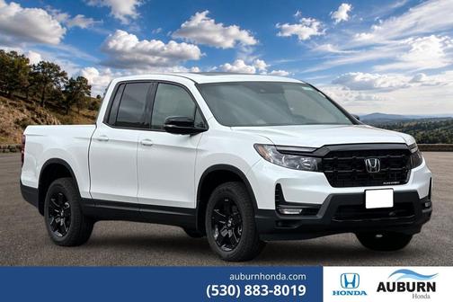 Platinum White Pearl 2026 Honda Ridgeline Black