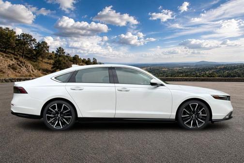Platinum White Pearl 2026 Honda Accord Hybrid Touring