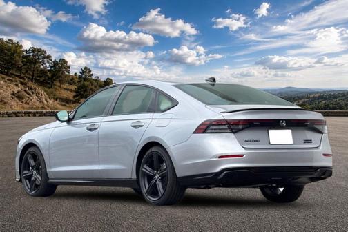Solar Silver Metallic 2026 Honda Accord Hybrid Sport-L