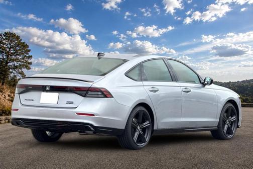 Solar Silver Metallic 2026 Honda Accord Hybrid Sport-L