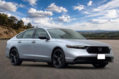 Solar Silver Metallic 2026 Honda Accord Hybrid Sport-L