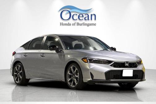 Solar Silver Metallic 2026 Honda Civic Hybrid Sport Touring