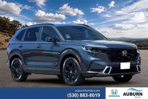 Meteorite Gray Metallic 2026 Honda CR-V Hybrid Sport Touring AWD