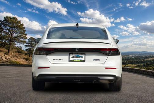 Platinum White Pearl 2026 Honda Accord Hybrid Sport