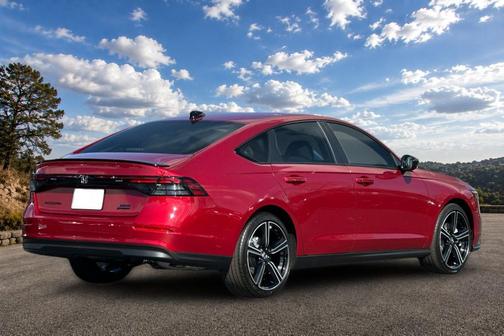 Radiant Red Metallic 2026 Honda Accord Hybrid Sport